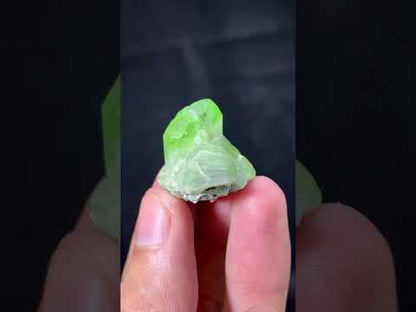 Green Peridot Crystal From Pakistan - 15.40 Gram