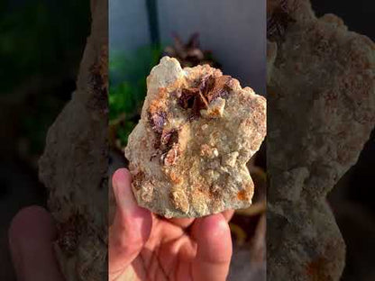 Rare Sagenite Rutile With Siderite on Matrix from Skardu Pakistan - 147 gram