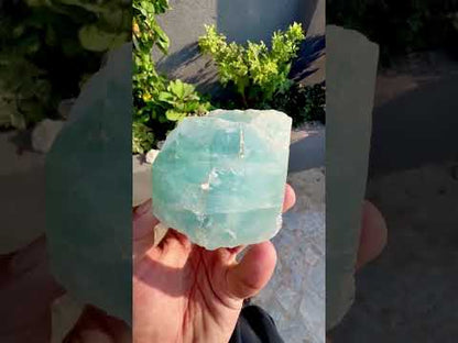 Blue Aquamarine Crystal with Mica from Skardu Pakistan - 442 Grams