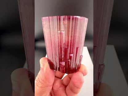 Red Tourmaline crystal from Afghanistan, 128 gram