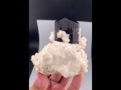 Schorl Black Tourmaline With Feldspar From Pakistan - 322 grams