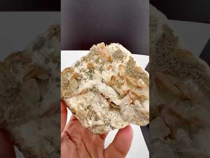 Yellow Sphene Crystals Specimen from Pakistan - 396 Grams