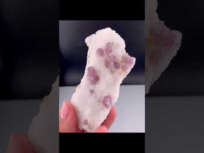 Fluorescent Pink Spinel Crystal On Matrix from Afghanistan - 125 Grams