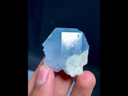 Blue Celestine Crystal From Afghanistan - 43 Grams