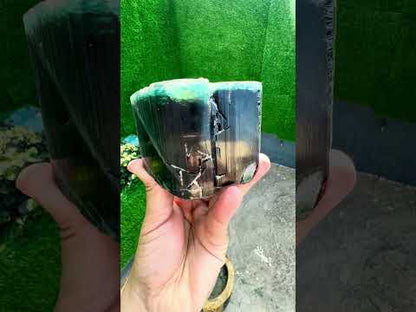Blue Cap Tourmaline crystal from Afghanistan, 940 gram
