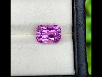Ring Size Kunzite Gemstone, Deep Lilac Kunzite Stone, 3.80 CT