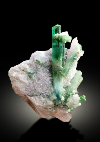 multi mineral specimen from Dara e Pech Afghanistan
rare microlite crystals with tourmaline specimen