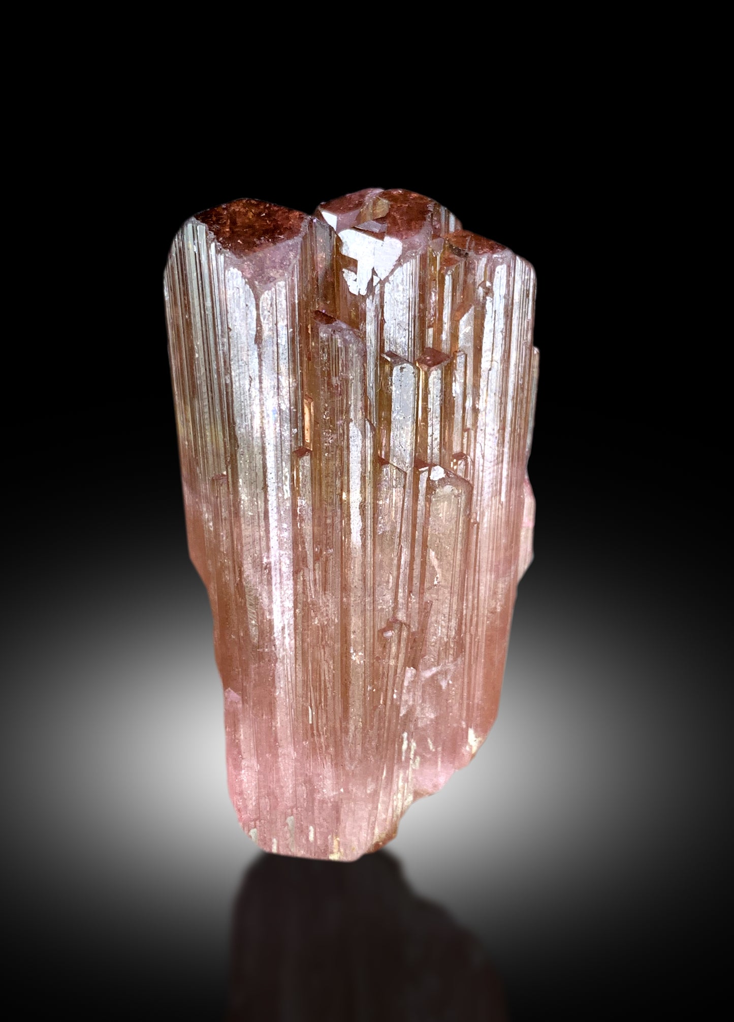 red pink tourmaline crystal
terminated rubellite crystal