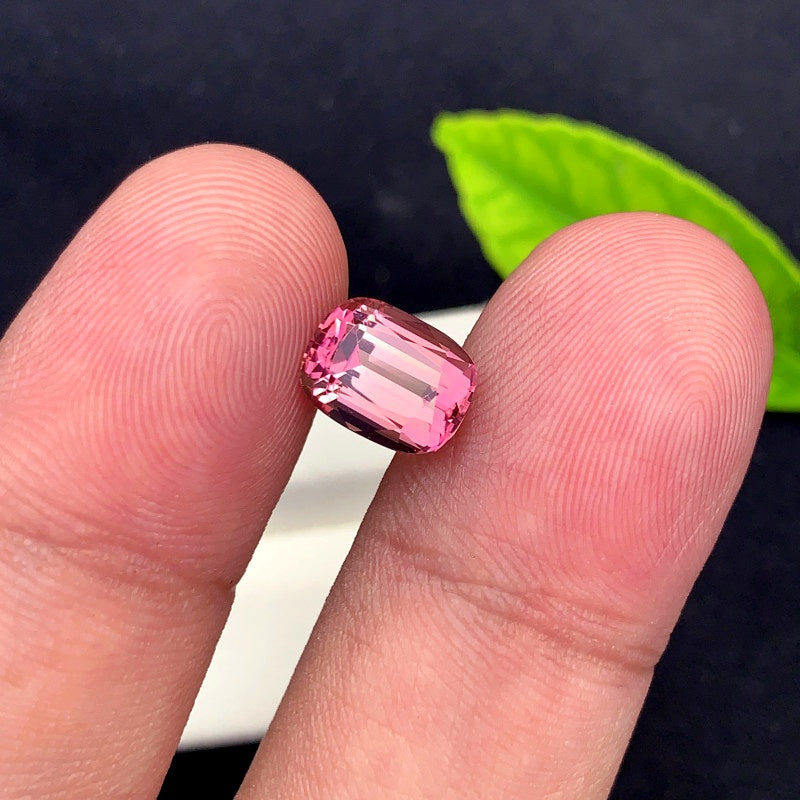 faceted pink tourmaline loose stone
natural pink tourmaline jewelry gemstone
cushion cut pink tourmaline gemstone
untreated pink tourmaline from Afghanistan