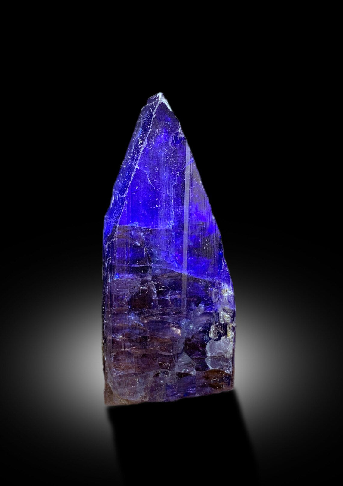 untreated tanzanite crystal from Tanzania
rare blue tanzanite crystal specimen
natural Tanzanian tanzanite mineral