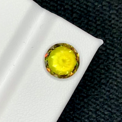 Full Fire Sphene Ring Stone, Natural Sphene Gemstone For Jewelry