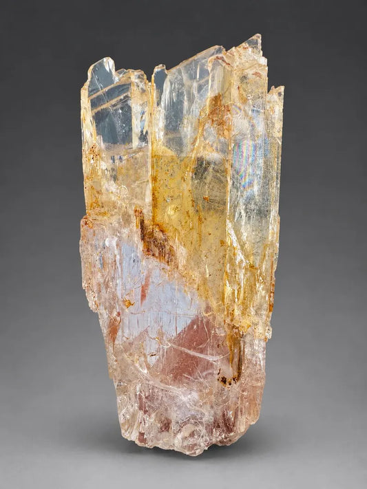 Yellow Triphane Kunzite Crystal from Afghanistan - 550 Grams